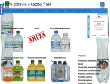 Tablet Screenshot of mineralkorytnica.com